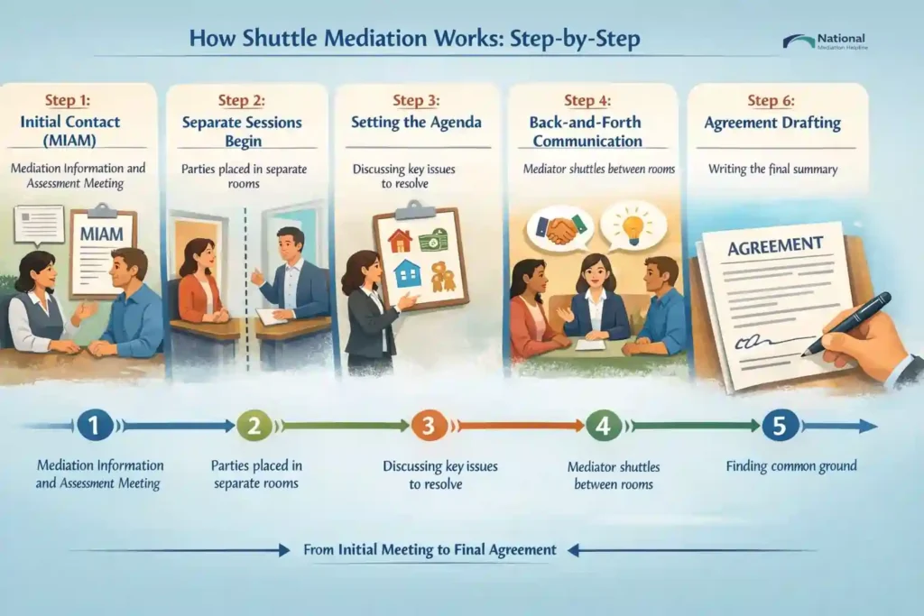 How Shuttle Mediation Works: Step-by-Step Bedford