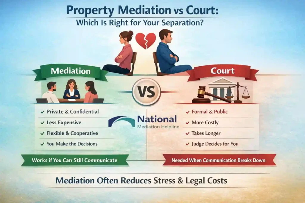 Property Mediation vs Court: Which Is Right for Your Separation Bedford?