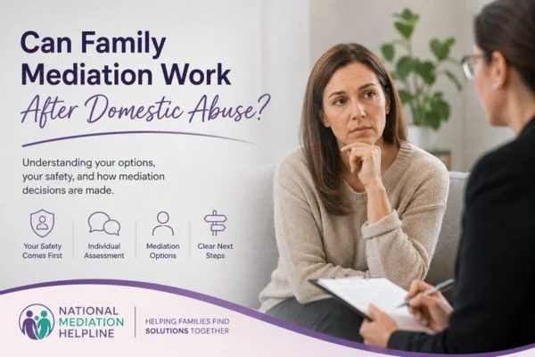 Can Family Mediation Bedford Work After Domestic Abuse?